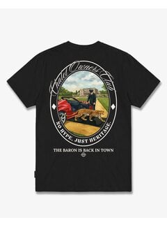 Baron Filou Baron Filou T-Shirt FW26 Oversized Backprint Baron Is Back In Town Black