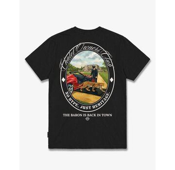 Baron Filou Baron Filou T-Shirt FW26 Oversized Backprint Baron Is Back In Town Black