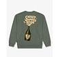 Baron Filou Sweater FW26 Oversized Backprint Bottle Olive Green