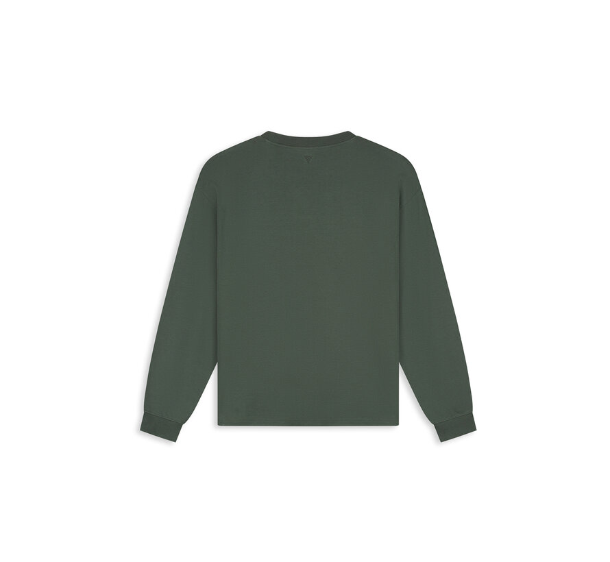 Longsleeve T-shirt Inititials Pocket Dark Army (26030113 - 11)