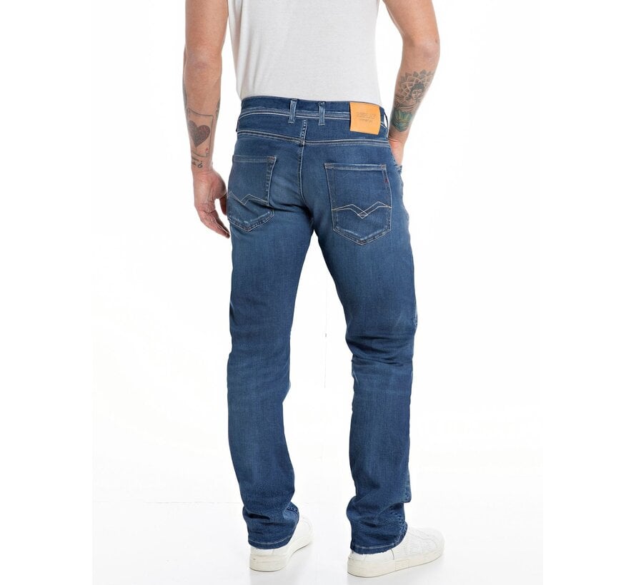 Replay Hyperflex Jeans Grover Straight Fit Medium Blue (MA972Z.000.661 K04 - 009)