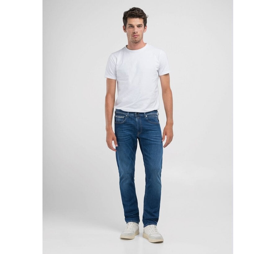 Replay Hyperflex Jeans Grover Straight Fit Medium Blue (MA972Z.000.661 K04 - 009)