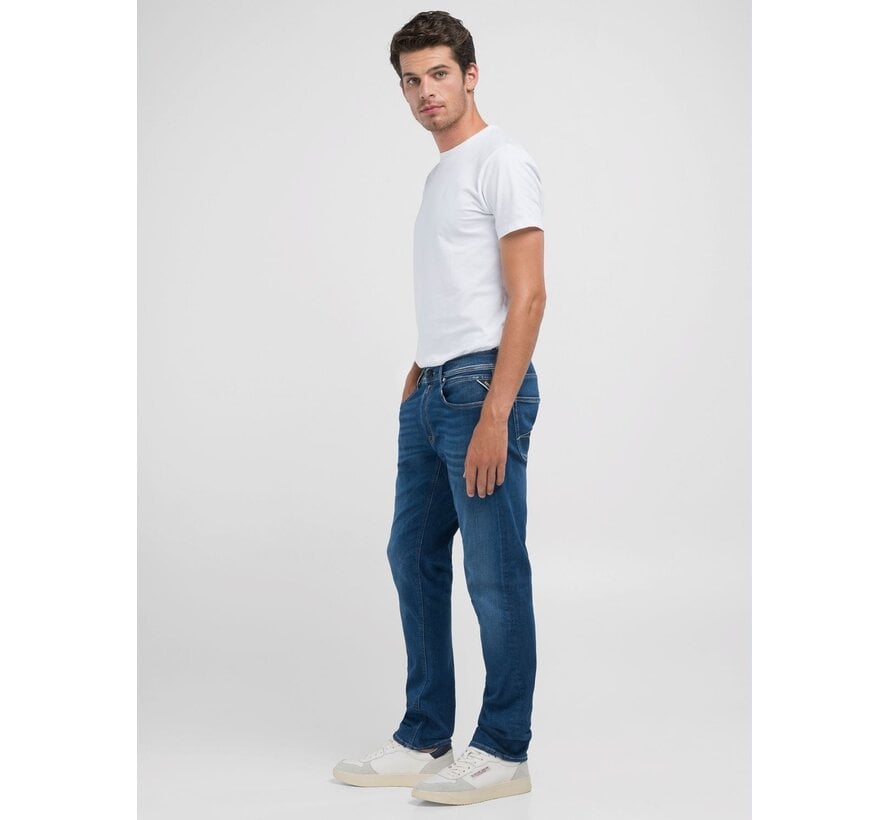 Replay Hyperflex Jeans Grover Straight Fit Medium Blue (MA972Z.000.661 K04 - 009)