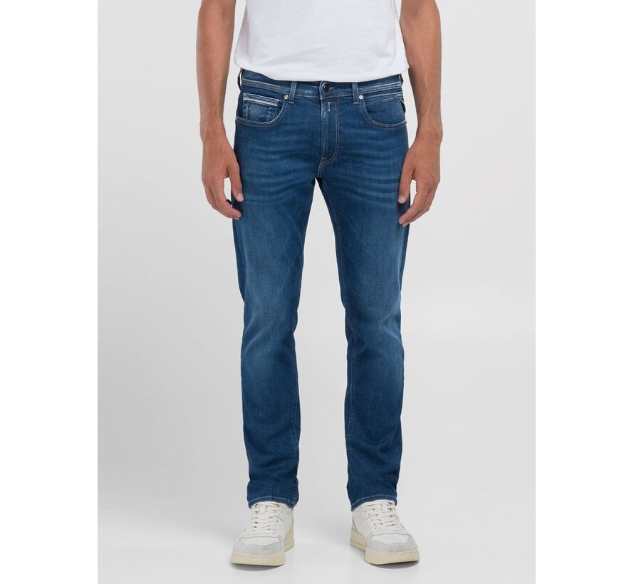 Replay Hyperflex Jeans Grover Straight Fit Medium Blue (MA972Z.000.661 K04 - 009)