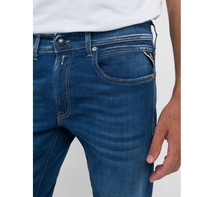 Replay Hyperflex Jeans Grover Straight Fit Medium Blue (MA972Z.000.661 K04 - 009)