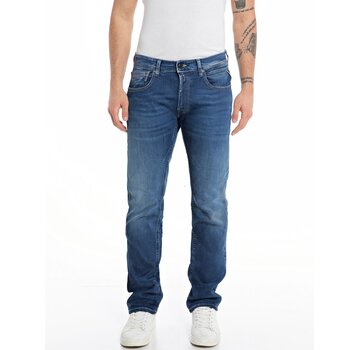 Replay Hyperflex Jeans Grover Straight Fit Medium Blue (MA972Z.000.661 K04 - 009)
