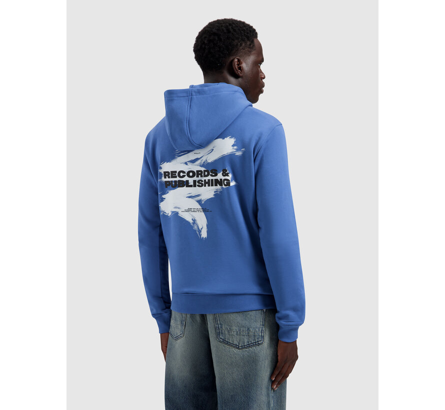 Ballin Hooded Sweater Records & Publishing Hoodie Faded Cobalt (26019303 - 12)