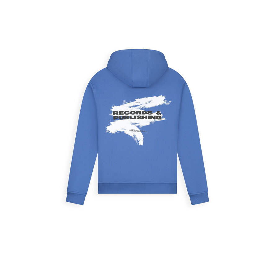 Hooded Sweater Records & Publishing Hoodie Faded Cobalt (26019303 - 12)