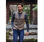 A Fish Named Fred Gilet Waistcoat Brushed Herringbone Sand (34.145 - 205)