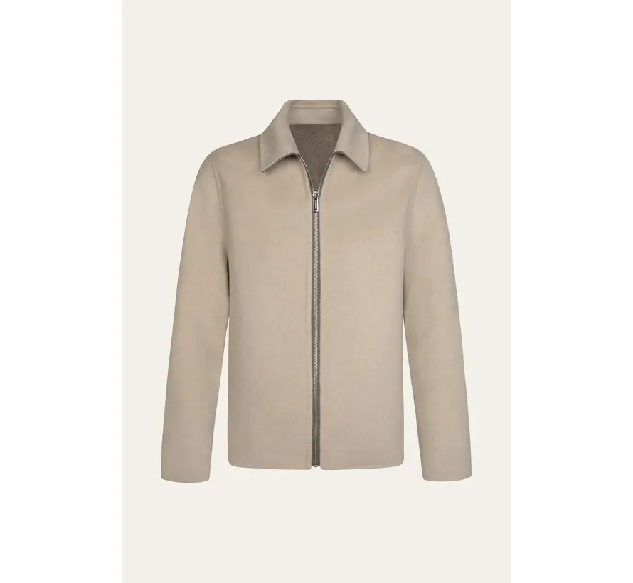 Profuomo Overshirt Reversible Wol Brown/Offwhite (PPXF30012C)