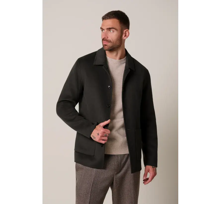 Profuomo Overshirt Wol Dark Brown (PPXF30011H)
