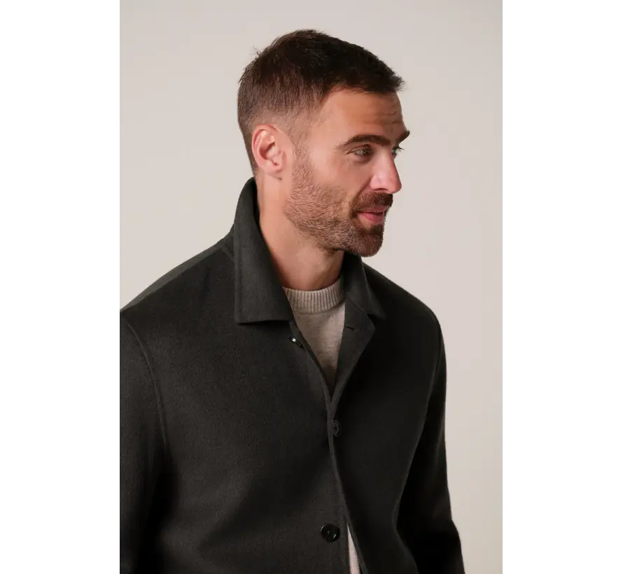 Profuomo Overshirt Wol Dark Brown (PPXF30011H)