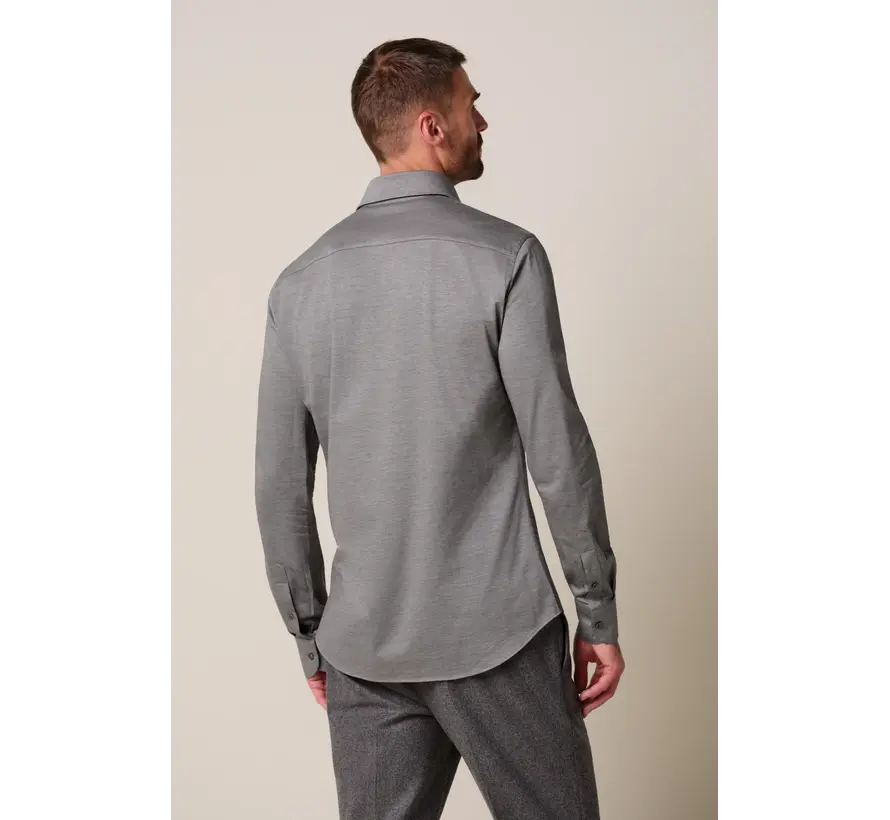 Overhemd Japanse Knitted Grey (PPXH30020G)
