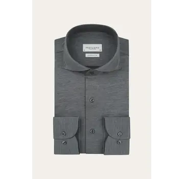 Profuomo Overhemd Japanse Knitted Grey (PPXH30020G)