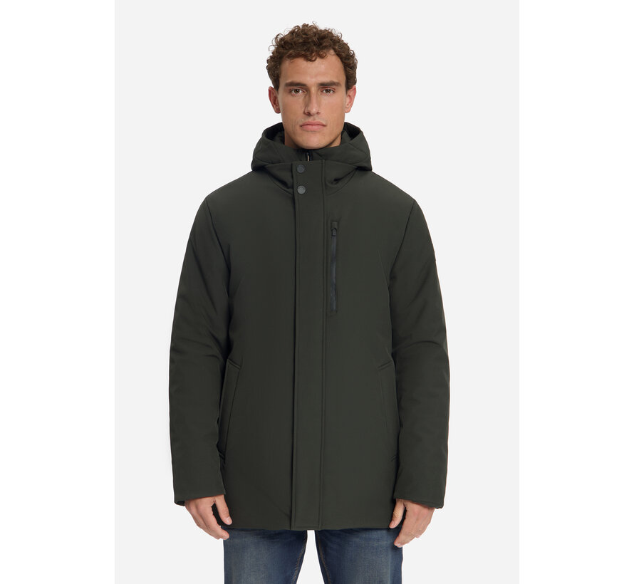 No Excess Jacket Hooded Softshell Dark Army (33630818SN - 059)