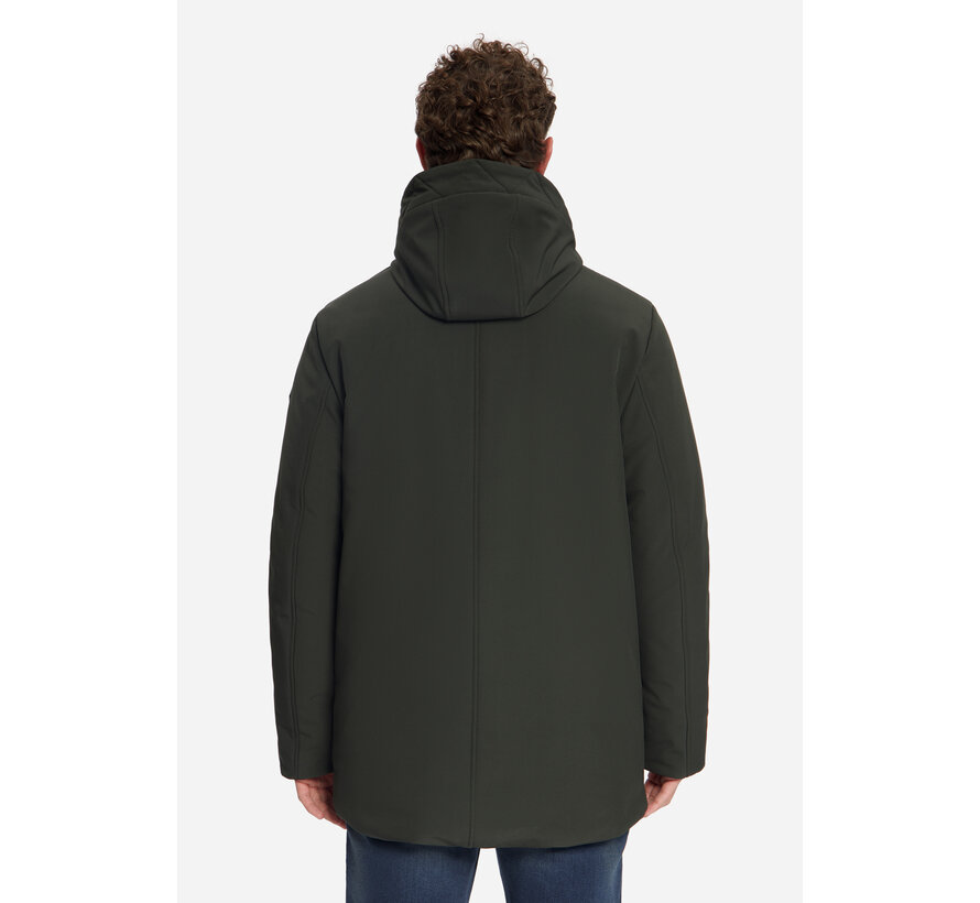 No Excess Jacket Hooded Softshell Dark Army (33630818SN - 059)