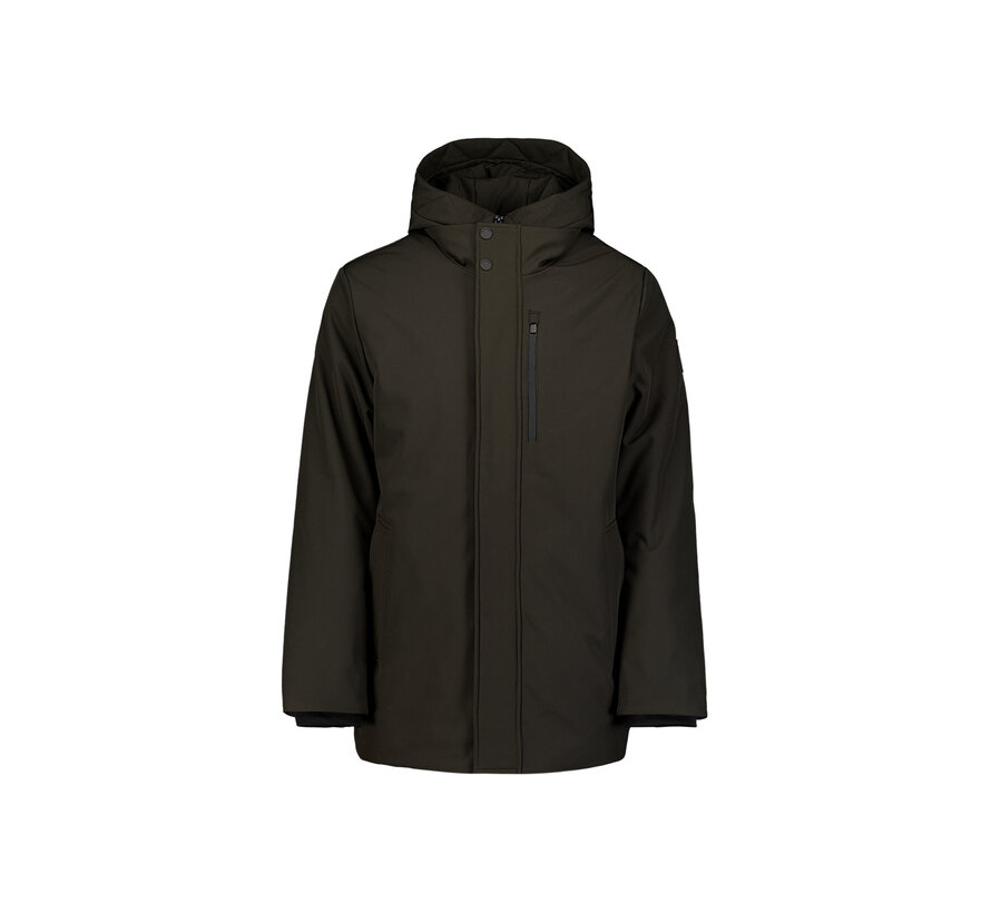 No Excess Jacket Hooded Softshell Dark Army (33630818SN - 059)