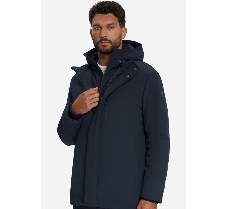 Jacket Hooded Softshell Dark Night (33630818SN - 078)