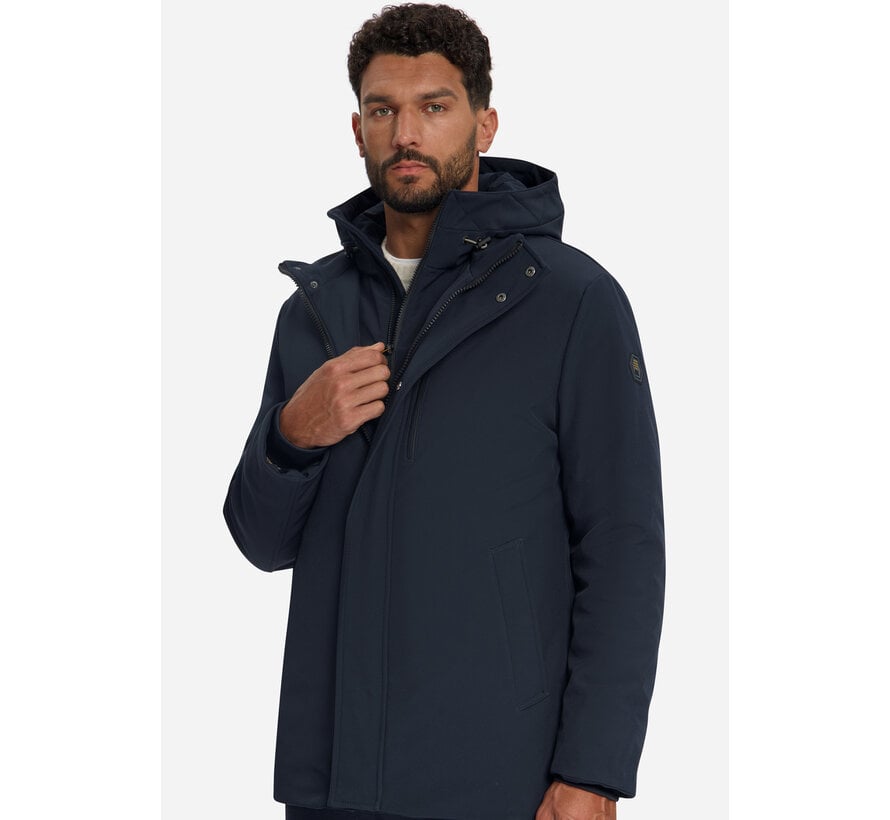 No Excess Jacket Hooded Softshell Dark Night (33630818SN - 078)