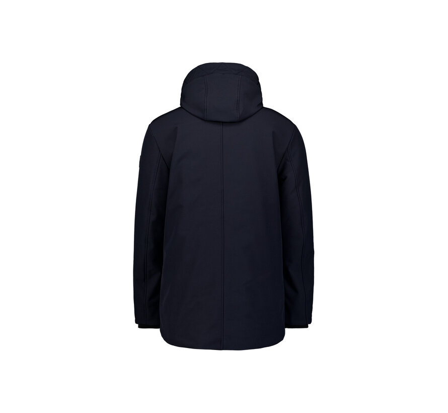 No Excess Jacket Hooded Softshell Dark Night (33630818SN - 078)