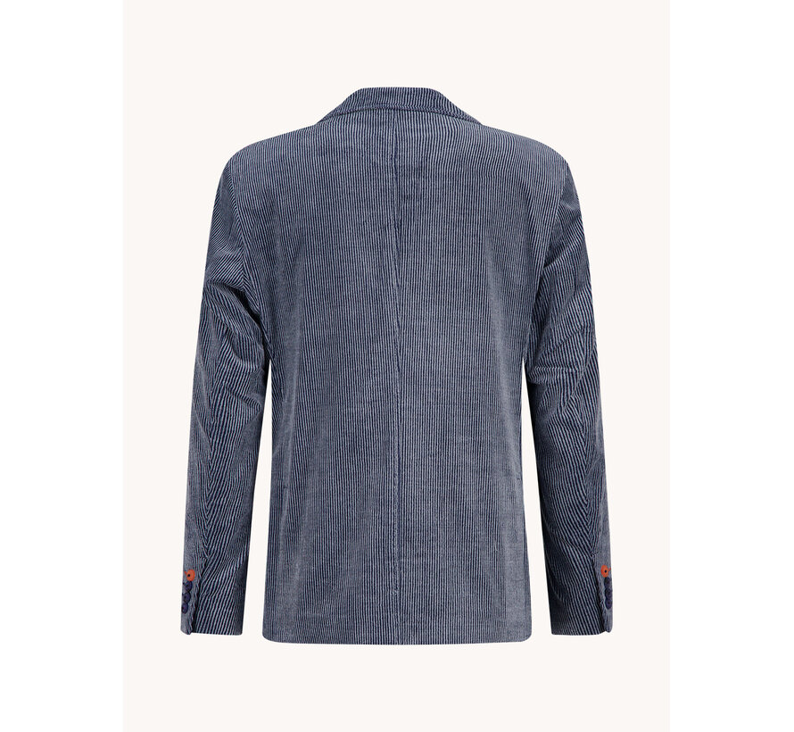A Fish Named Fred Colbert Blazer Two Tone Rib Jeans Blue (34.106 - 608)