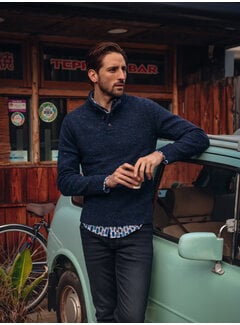 A Fish Named Fred A Fish Named Fred Jumper Knitted Navy (34.504 - 604)