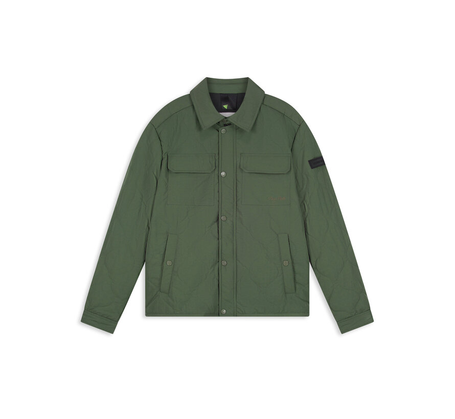 Pure Path Quilted Jacket Dark Army (26030410 - 11)