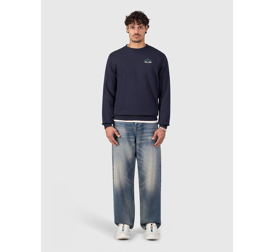 Pure Path Sweater Rooted Tree Dark Navy (26030301 - 57)