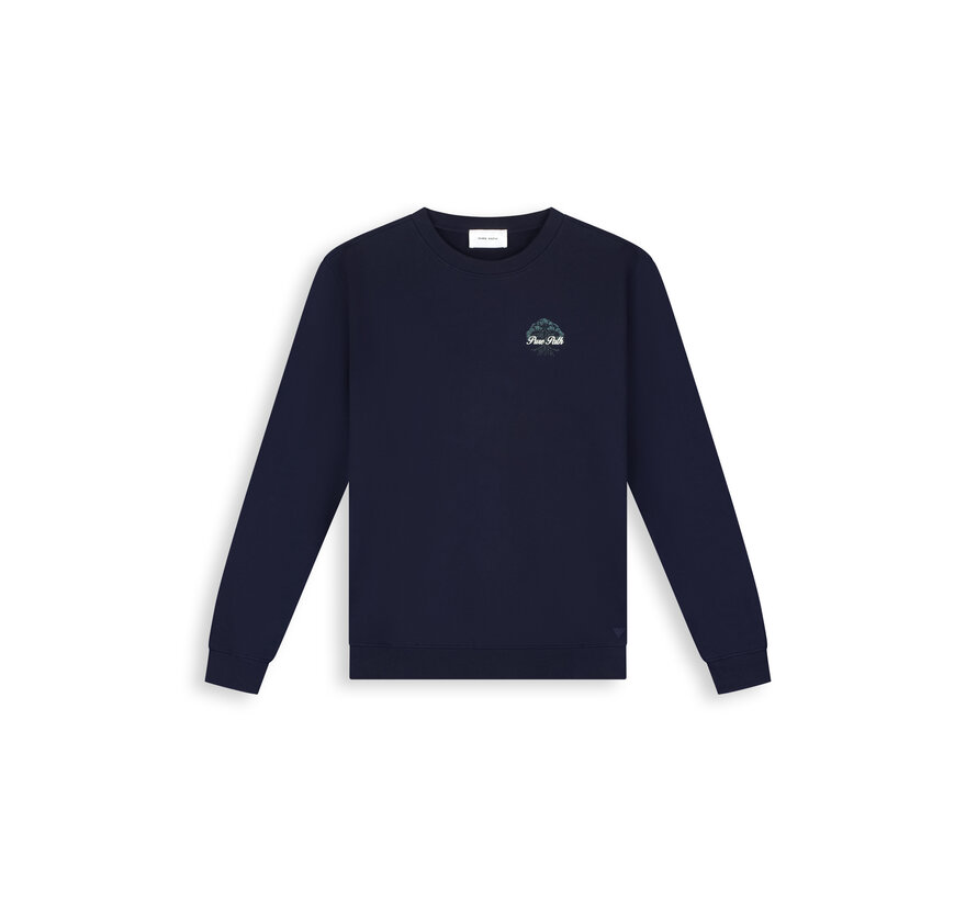 Pure Path Sweater Rooted Tree Dark Navy (26030301 - 57)