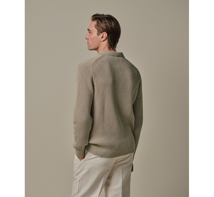 Longsleeve Polo Beige (PPXJ10017A)