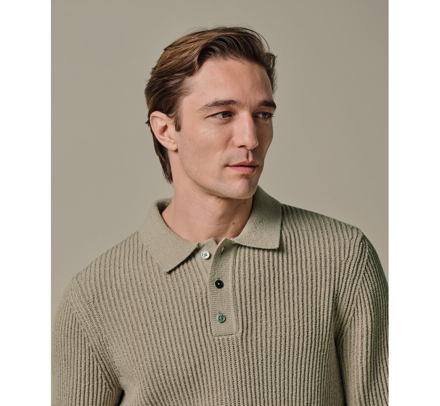 Longsleeve Polo Beige (PPXJ10017A)