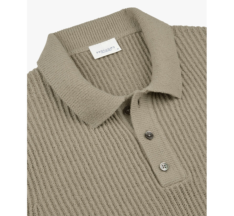 Longsleeve Polo Beige (PPXJ10017A)