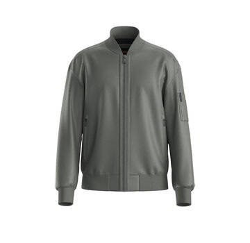 HUGO BOSS Orange Leren Jas Open Grey (50552151 - 076)