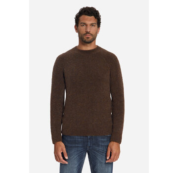 No Excess Pullover Crewneck Boucle Melange With Wool Dark Brown (33210808 - 042)