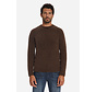 No Excess Pullover Crewneck Boucle Melange With Wool Dark Brown (33210808 - 042)