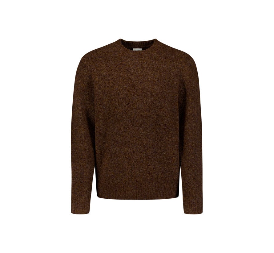 No Excess Pullover Crewneck Boucle Melange With Wool Dark Brown (33210808 - 042)