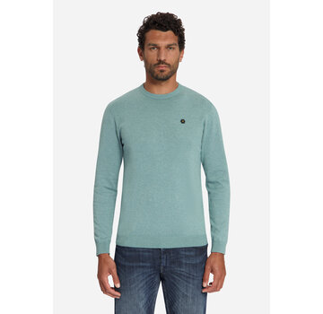 No Excess Pullover Crewneck Melange Dusty Blue (33210890SN - 138)