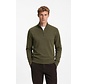 Hugo Boss Black Half Zip Trui H-Ebenji Merino Open Green (50565499 - 347)
