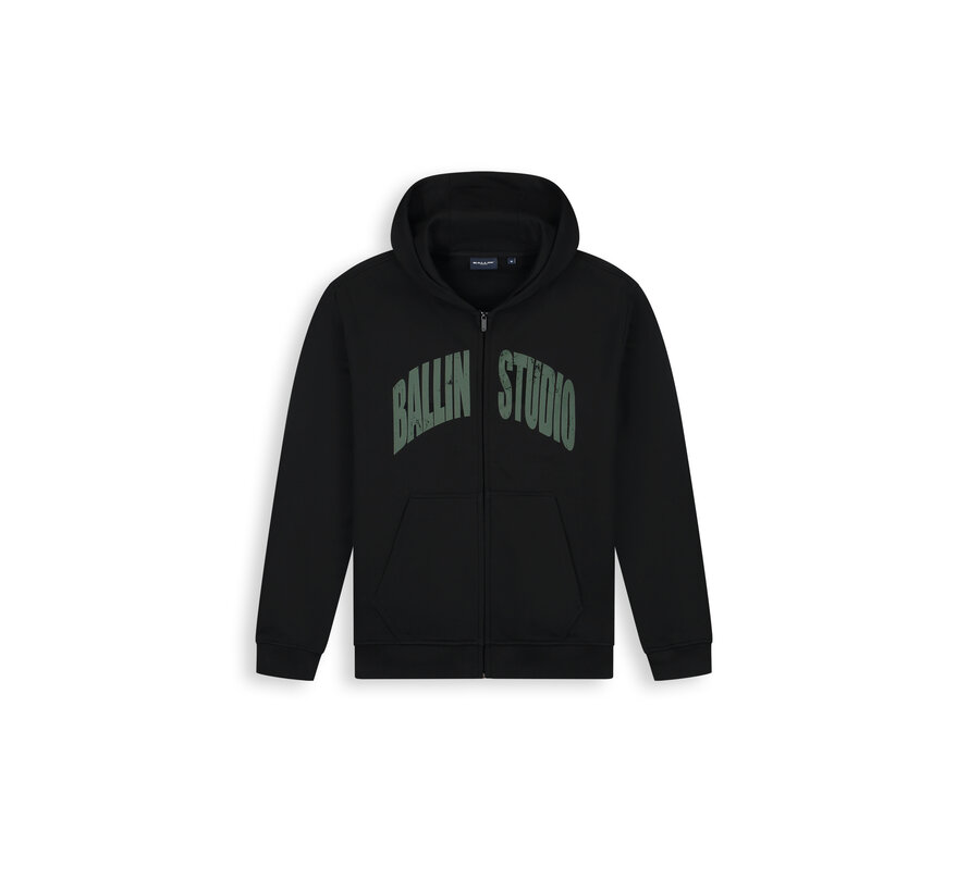 Ballin Hooded Sweat Vest Studio Black (26019310 - 02)