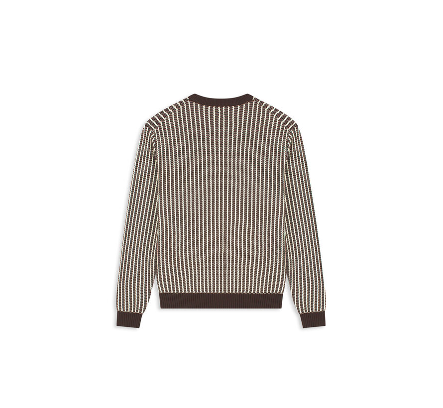 Pullover Ladderstitch Dark Brown (26030803 - 96)