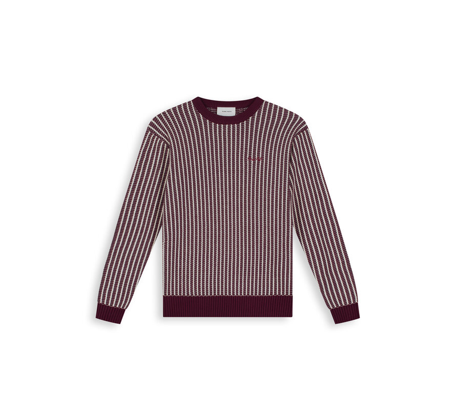 Pure Path Pullover Ladderstitch Wine Red (26030803 - 107)