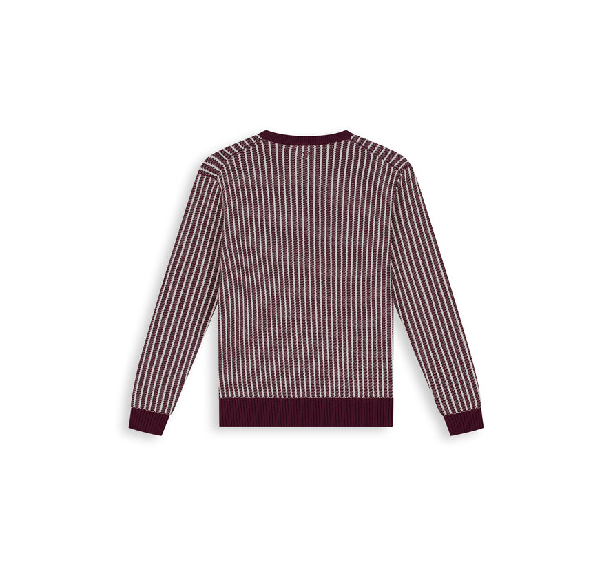 Pure Path Pullover Ladderstitch Wine Red (26030803 - 107)