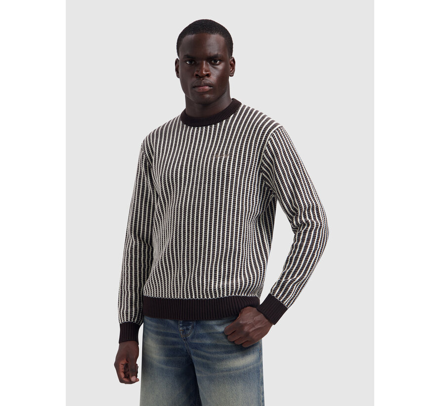 Pure Path Pullover Ladderstitch Wine Red (26030803 - 107)