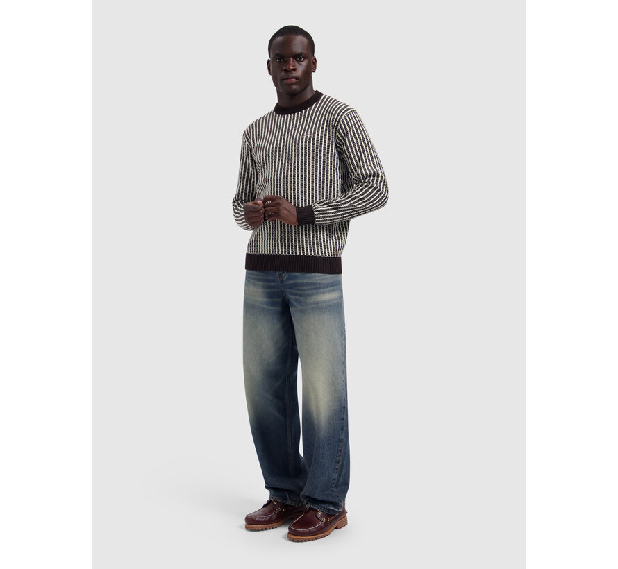 Pure Path Pullover Ladderstitch Wine Red (26030803 - 107)