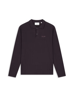 Pure Path Longsleeve Polo Light Weight Knit Dark Brown (26030801 - 96)