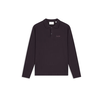 Pure Path Longsleeve Polo Light Weight Knit Dark Brown (26030801 - 96)