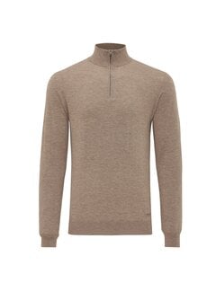 Tresanti Trui Half Zip Firenze Light Brown (TRKWJE131 - 401)