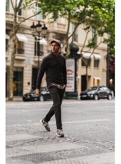 Tresanti Tresanti Trui Half Zip Firenze Dark Brown (TRKWJE131 - 402)