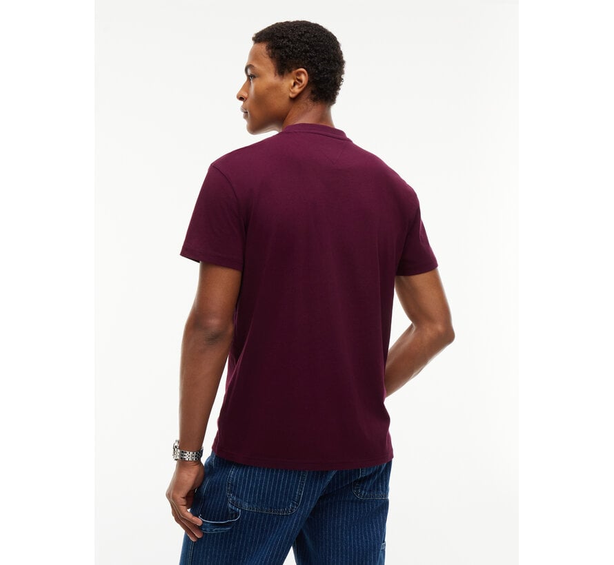 Tommy Hilfiger Jeans T-Shirt Reg Linear Logo Calypso Berry (DM0DM20744 - V11)