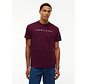 Tommy Hilfiger Jeans T-Shirt Reg Linear Logo Calypso Berry (DM0DM20744 - V11)